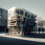 AI Arch Design Parasite pavilion