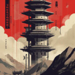 AI Arch Design Japanese poster