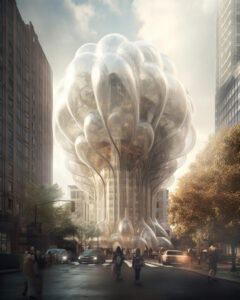 AI Arch Design Fungi highrise