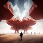 AI Arch Design Desert Chroma: The Reddish Mirage