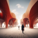 AI Arch Design Desert Chroma: The Reddish Mirage