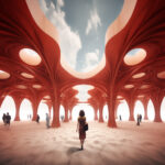 AI Arch Design Desert Chroma: The Reddish Mirage