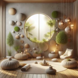 AI Arch Design Meditation Garden