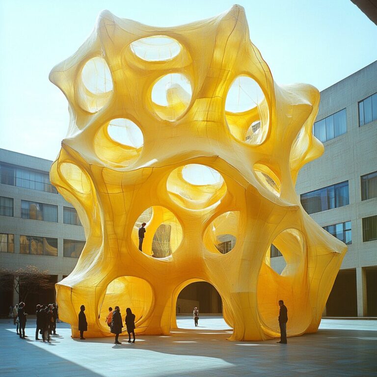 AI Arch Design The Yellow museum